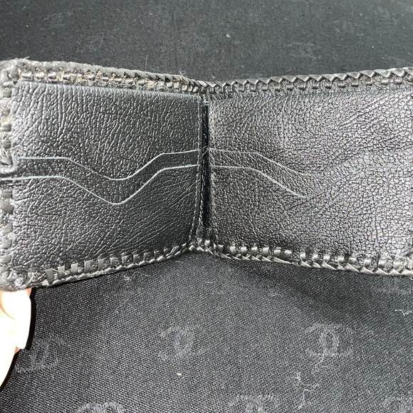 Two piece Leather snake skin wallet -unisex - Picture 6 of 12